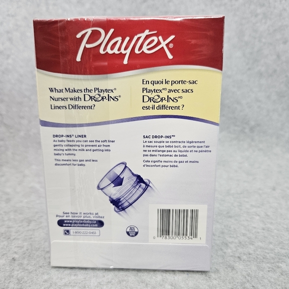 Playtex Nurser 4 Ounce Drop In Liners 50 ct New Sealed Box - Picture 3 of 5